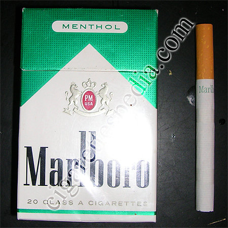 Marlboro Menthol cigarettes hard box